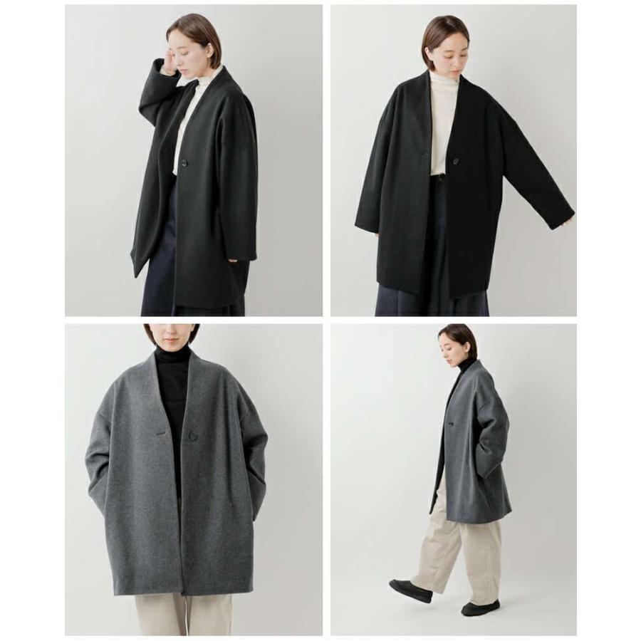 TRAVAIL MANUEL（トラバイユマニュアル） ウールビーバー ネイプカラー