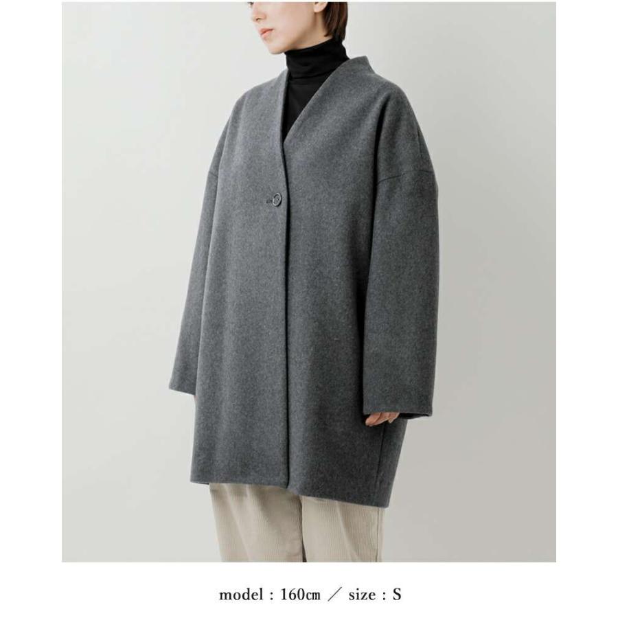 TRAVAIL MANUEL（トラバイユマニュアル） ウールビーバー ネイプカラー