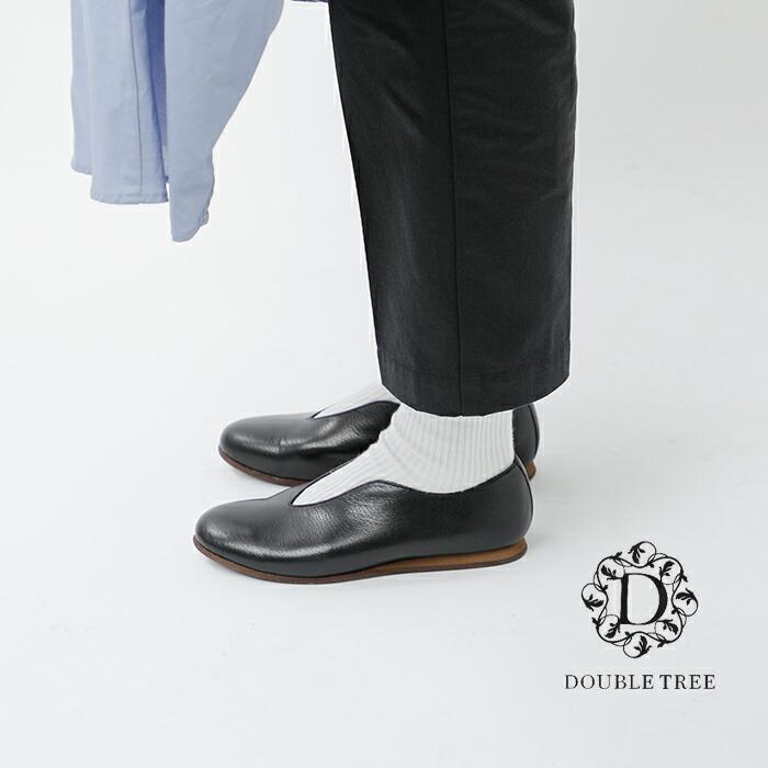 doubletree（ダブルツリー） アンティーク加工 レザー Vカット