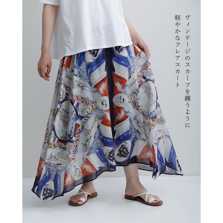 セビアンフェ C'EST BIEN FAIT 80ローン コットン オリジナルプリント