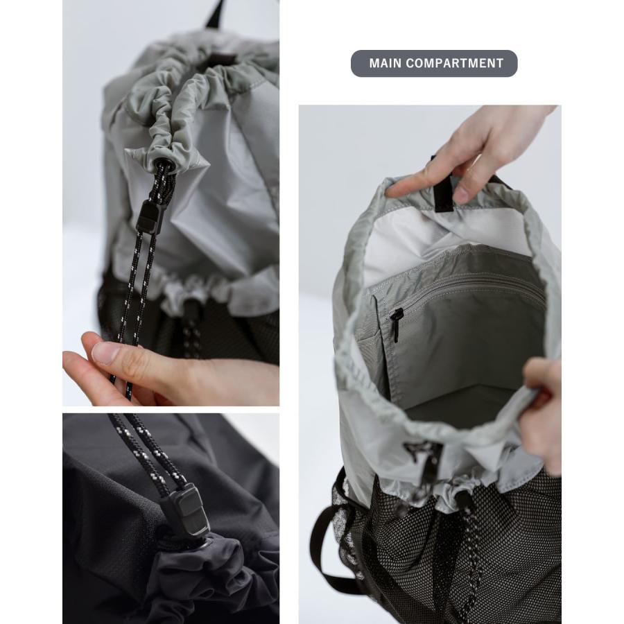 希少　奈良県　天川村　白倉谷　ブラック　ガーネット　大型　2.6キロ Karrimor（カリマー） グラブ ナップサック 20L grab knapsack 501277