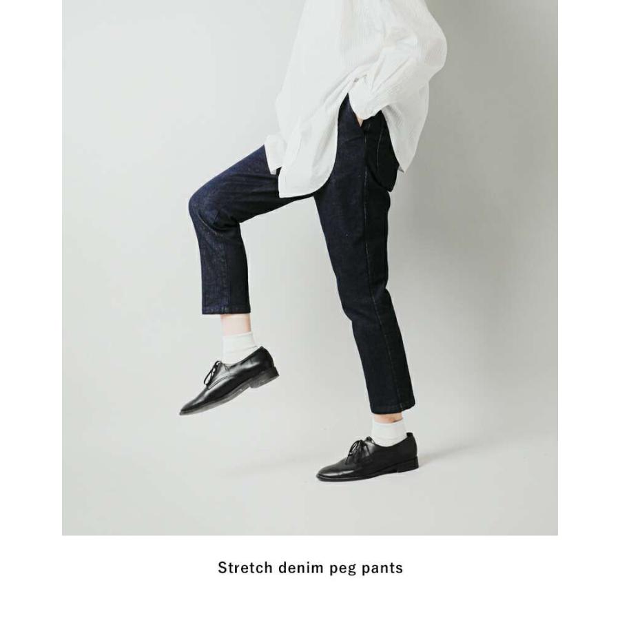 TRAVAIL MANUEL（トラバイユマニュアル） ストレッチ デニム ペグ