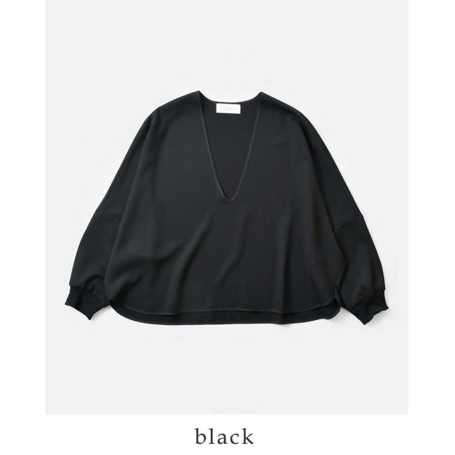 CYAN TOKYO シアントーキョー トリミング ドルマン V ブラウス
