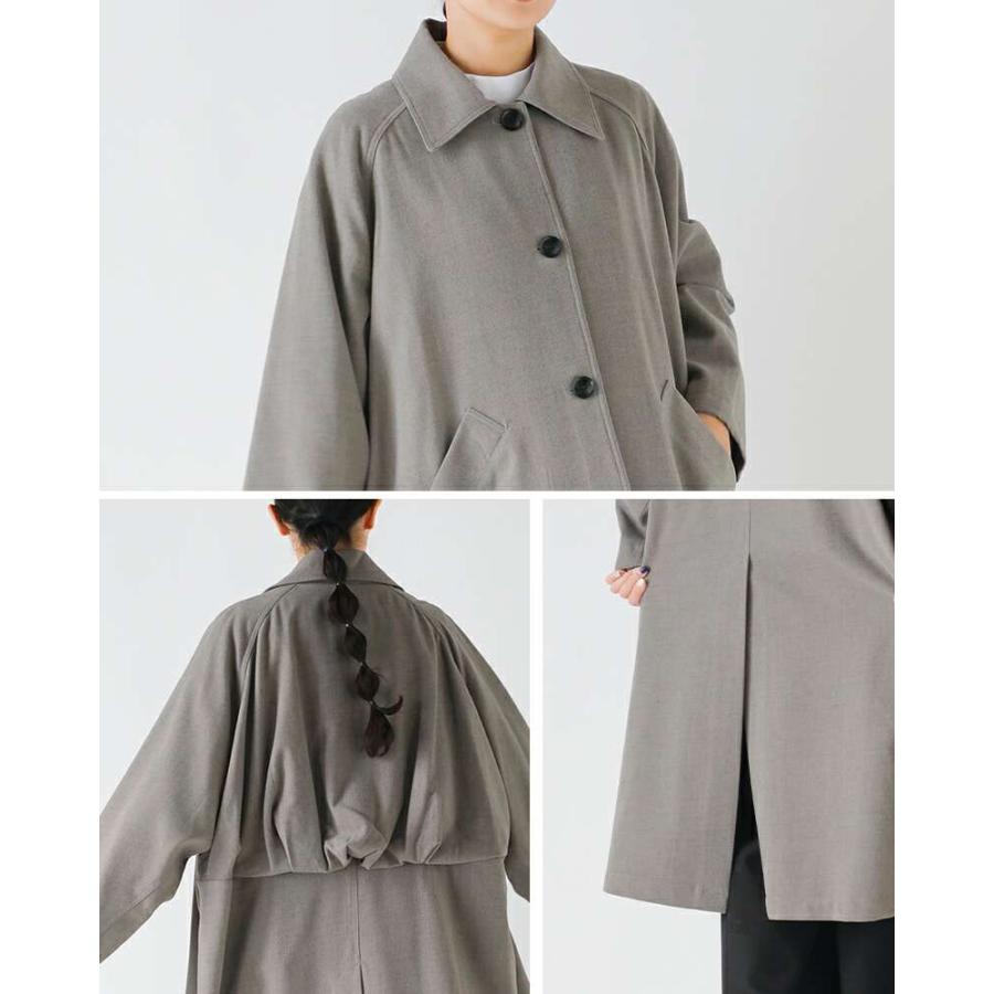 CYAN TOKYO シアントーキョー エアリー バック ウーリー コート