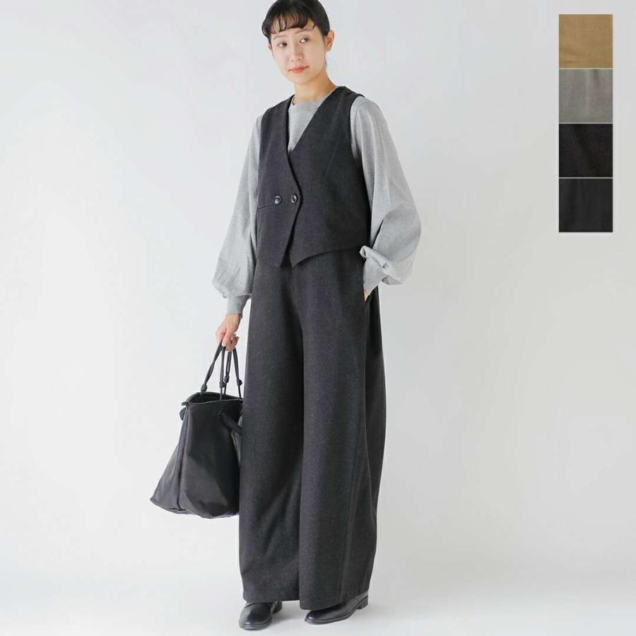 【CYAN tokyo】　Liren別注サイズ　サイドタックベストコンビサロペ CYAN TOKYO（シアントーキョー） サイド タック ベスト コンビ