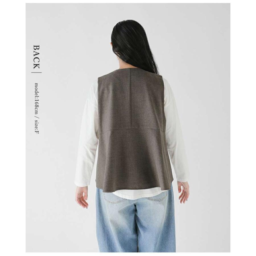 cyan tokyo フラノzipフレアジレ　ブラウン CYAN TOKYO（シアン トーキョー） フラノ ZIPフレアジレ / レディース