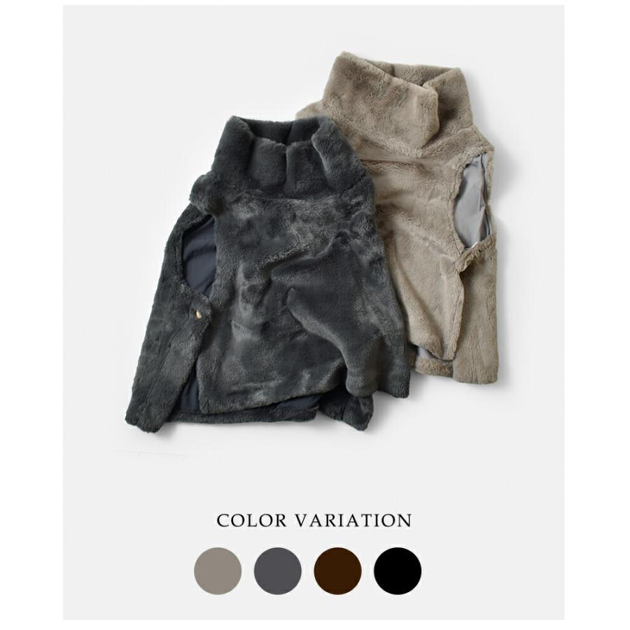 CYAN TOKYO バックオーバーハイネックファーベスト/507390 CYAN TOKYO（シアントーキョー） セール【50%OFF】シアントーキョー