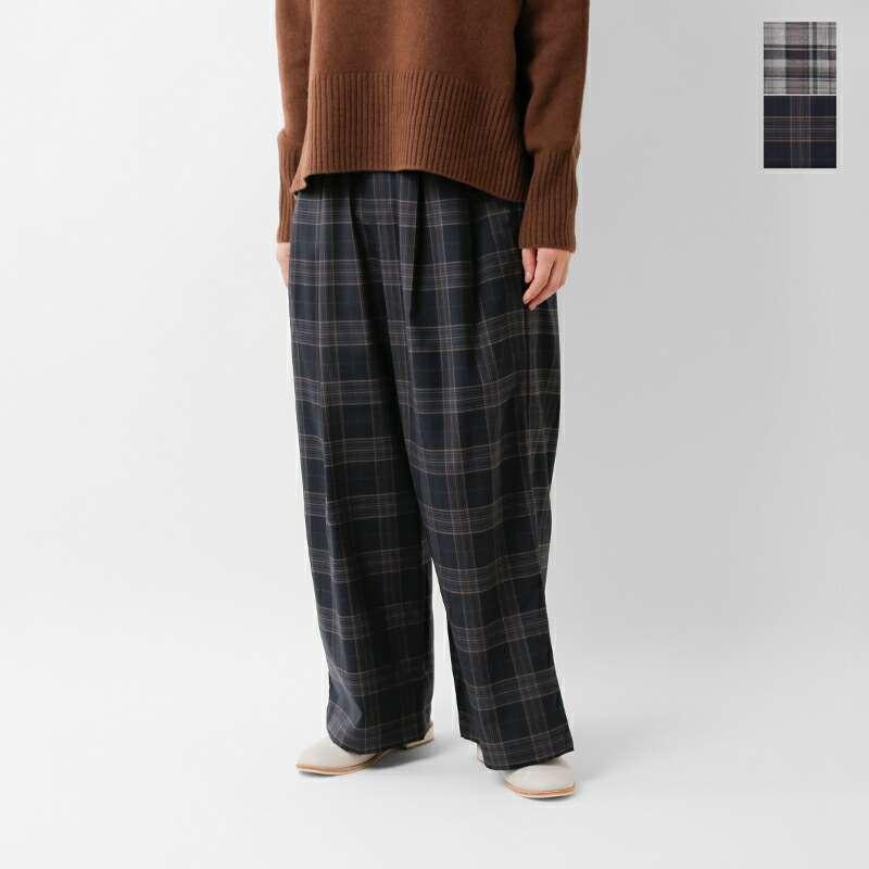 TRAVAIL MANUEL トラバイユマニュアル トロ チェック 2タック ワイド