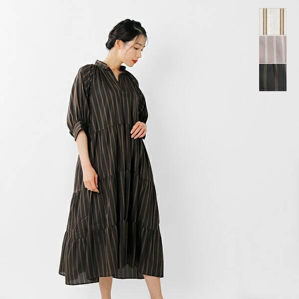 海外輸入 40 Off Squady スカディ ストライプハーフスリーブ ティアードワンピース 510 1177 21ss新作 国産 Www Ladislexia Net