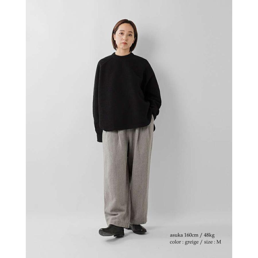 TRAVAIL MANUEL（トラバイユマニュアル） ウールリネンミルド 2タック