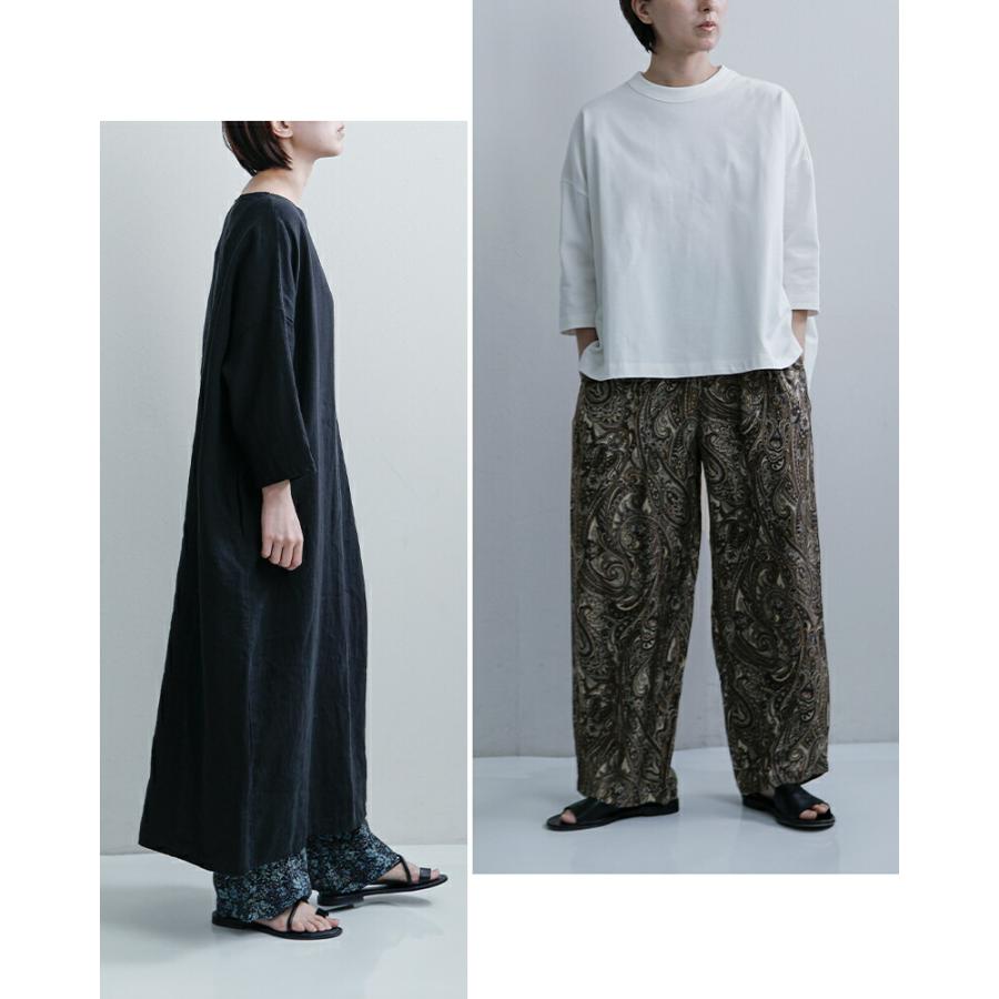 TRAVAIL MANUEL トラバイユマニュアル ボタニカル プリント サッシュ