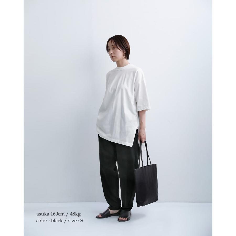 トラバイユマニュアル TRAVAIL MANUEL リバーメッシュ ナロー コクーン パンツ 5111 レディース 春夏 2026ss新作の画像