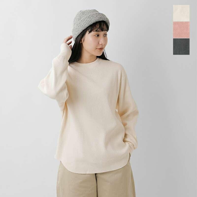 Healthknit ヘルスニット  サーマルキングワッフル クルーネック 長袖 Tシャツ 52036-nk 2025aw新作 レディース クーポン対象 Healthknit（ヘルスニット） セール【20%OFF】ヘルスニット サーマル