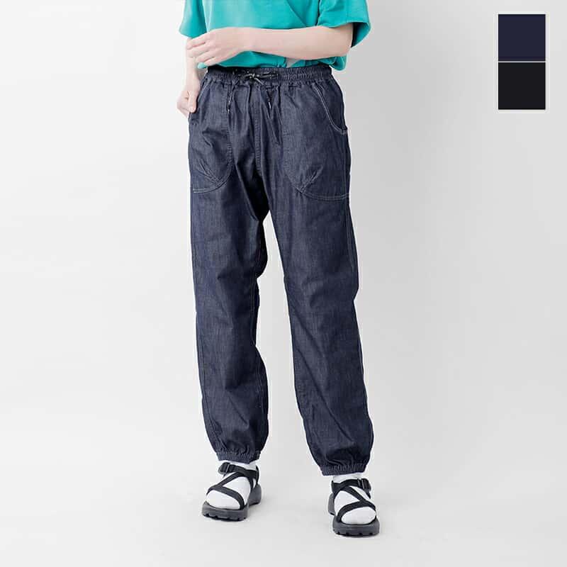 30%OFF】and wander アンドワンダー ドライ イージー デニム パンツ