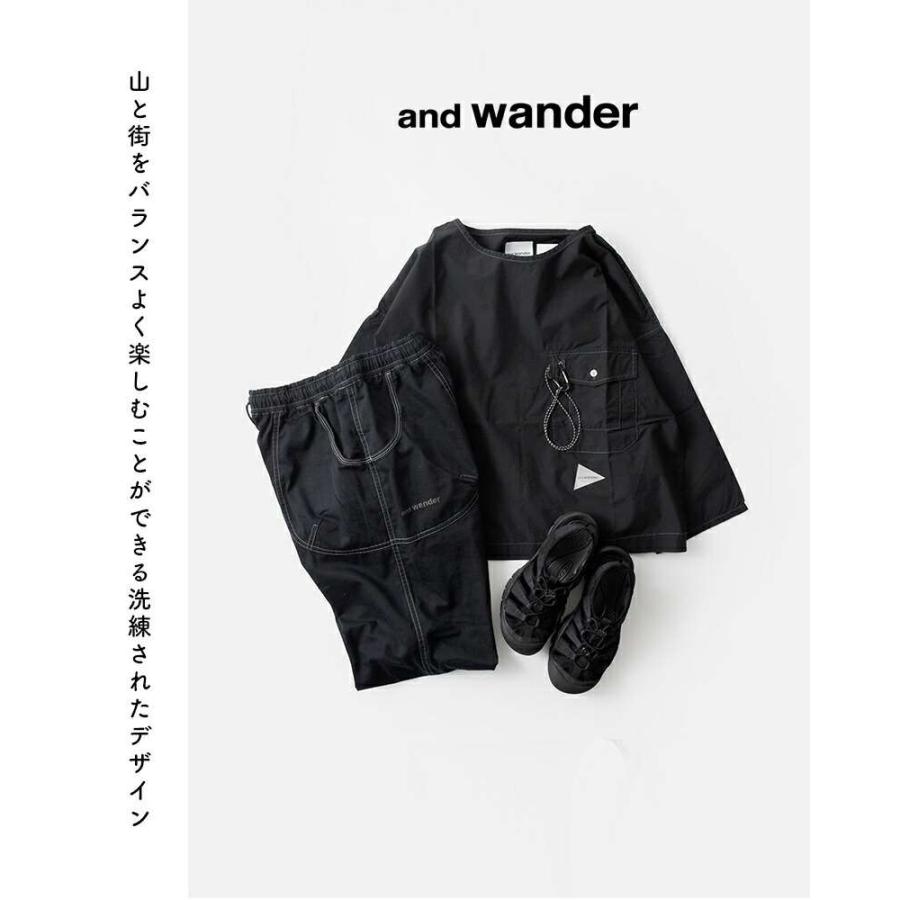 and wander アンドワンダー COOLMAX ドライ イージー デニム パンツ dry easy denim pants 574-4182178  レディース 2024ss新作｜aranciato｜12