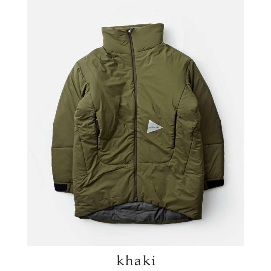 and wander（アンドワンダー） トップ フリース コート top fleece