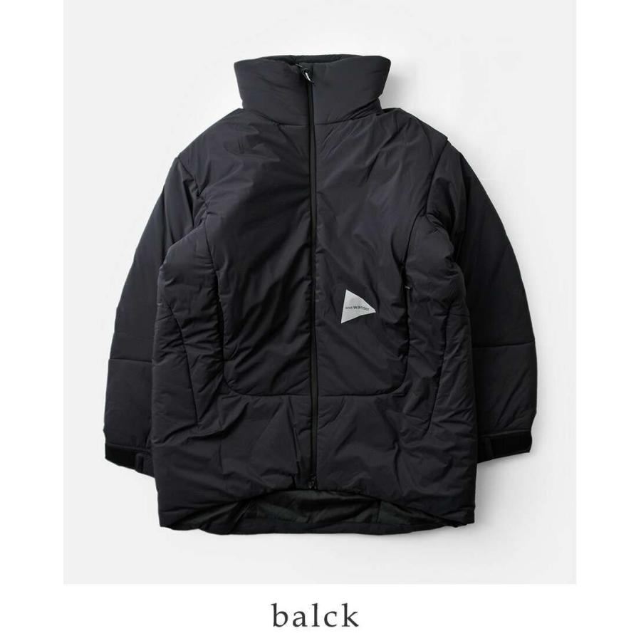 and wander（アンドワンダー） トップ フリース コート top fleece