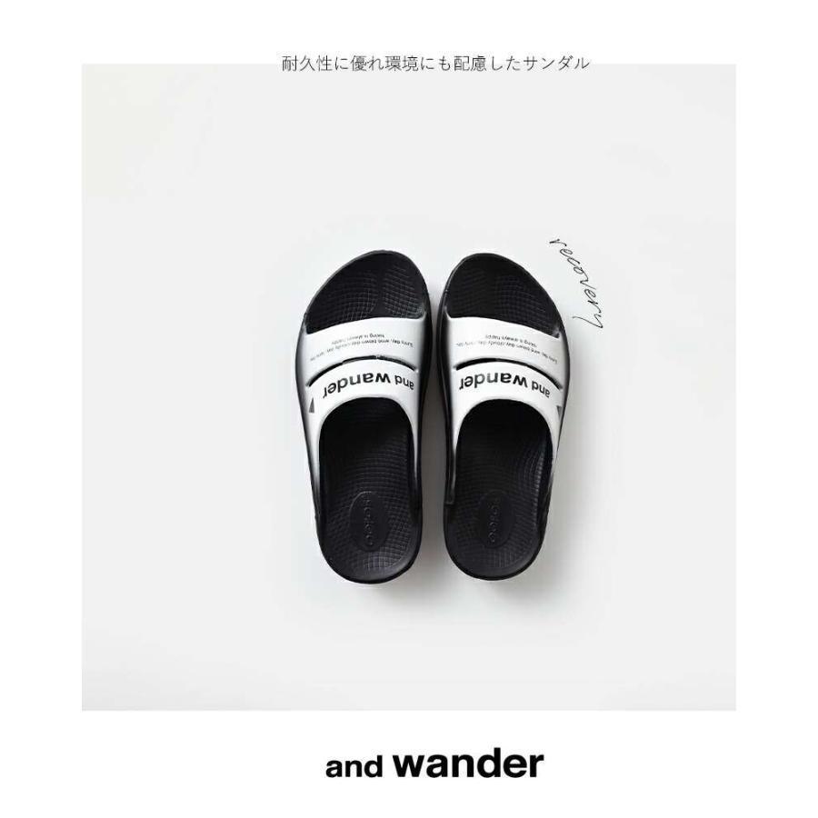クーポン対象】and wander アンドワンダー ×OOFOS ウーフォス 