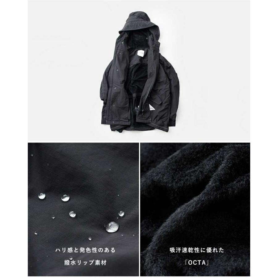 and wander（アンドワンダー） フィッシュテール オクタ コート