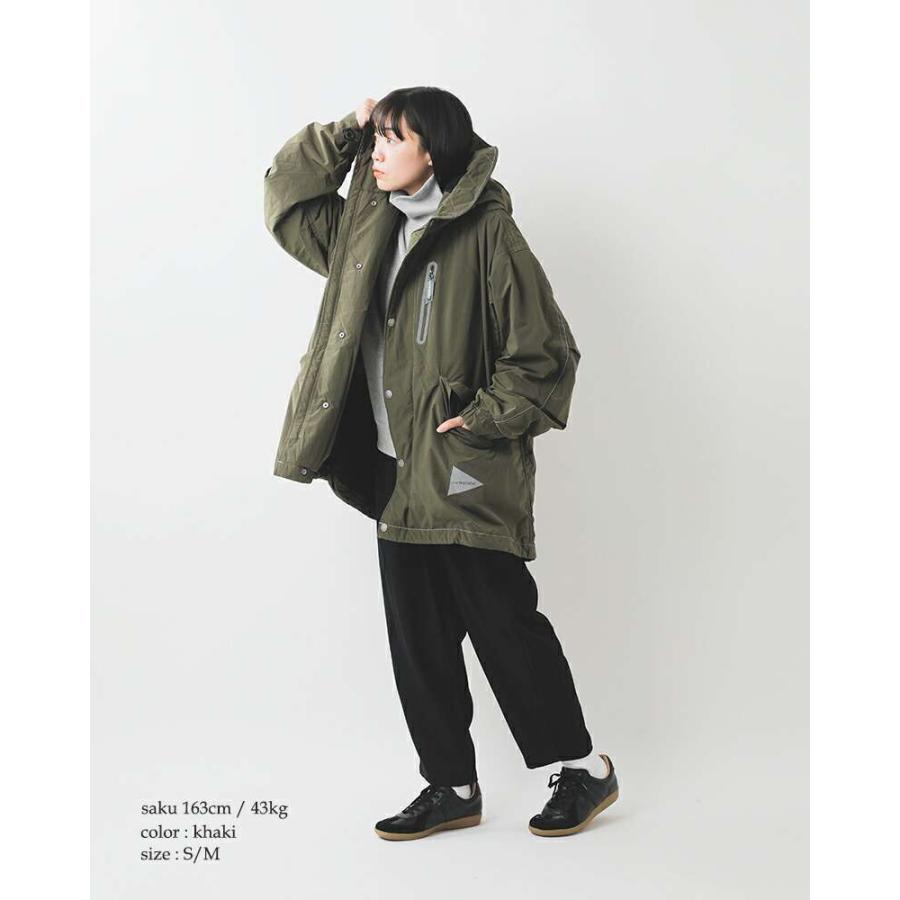 and wander（アンドワンダー） フィッシュテール オクタ コート