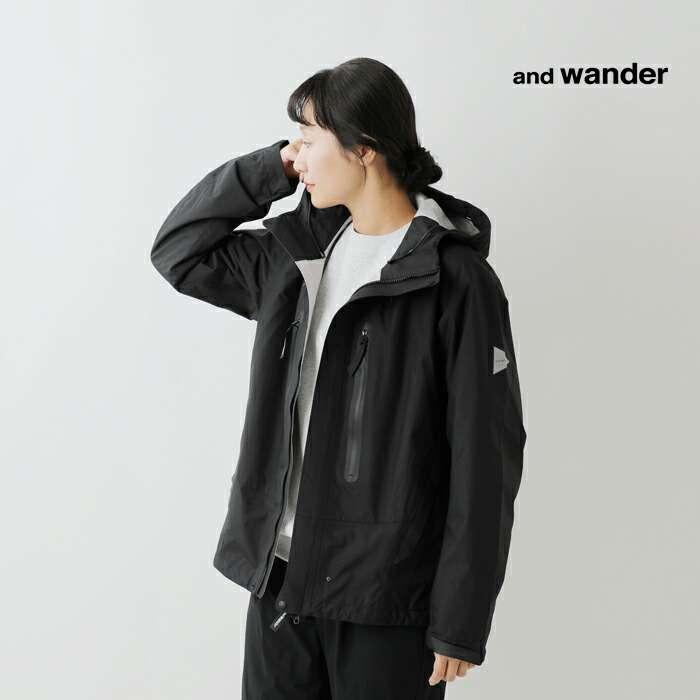 and wander（アンドワンダー） ハイカー レイン ジャケット 2.5L 574