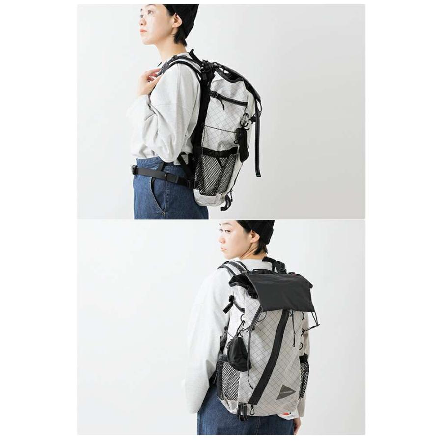 新品 未使用 アンドワンダー エコパック 30L バックパック オフホワイト and wander AND WANDER（アンドワンダー） エコパック 30L