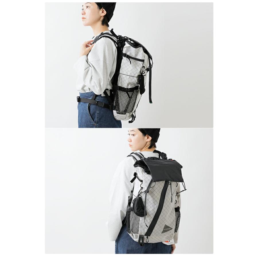 アンドワンダー ECOPAK 30L リュックサック バックパック オフホワイト and wander（アンドワンダー） エコパック 30L バックパック リュック