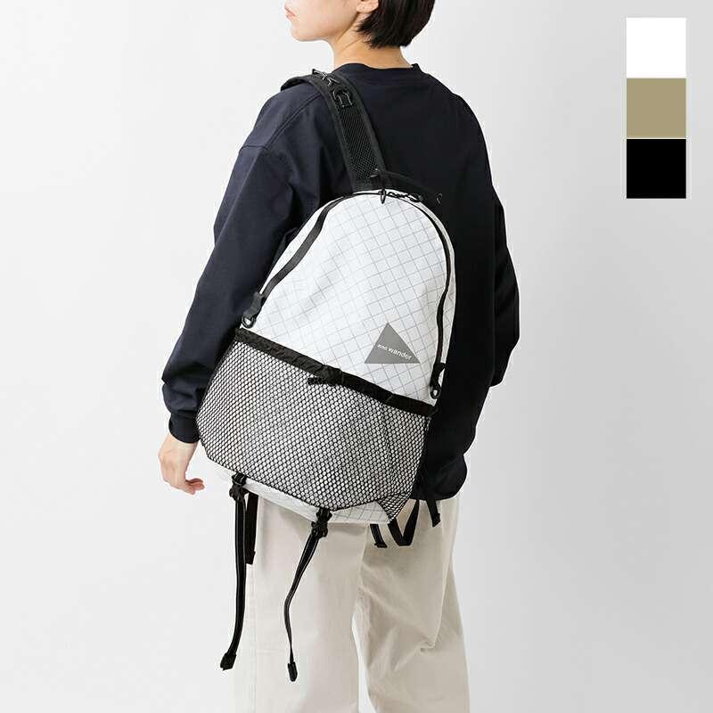 バッグ and wander ECOPAK 20L daypack black and wander/アンドワンダー ECOPAK 20L daypack | BEAVER（ビーバー