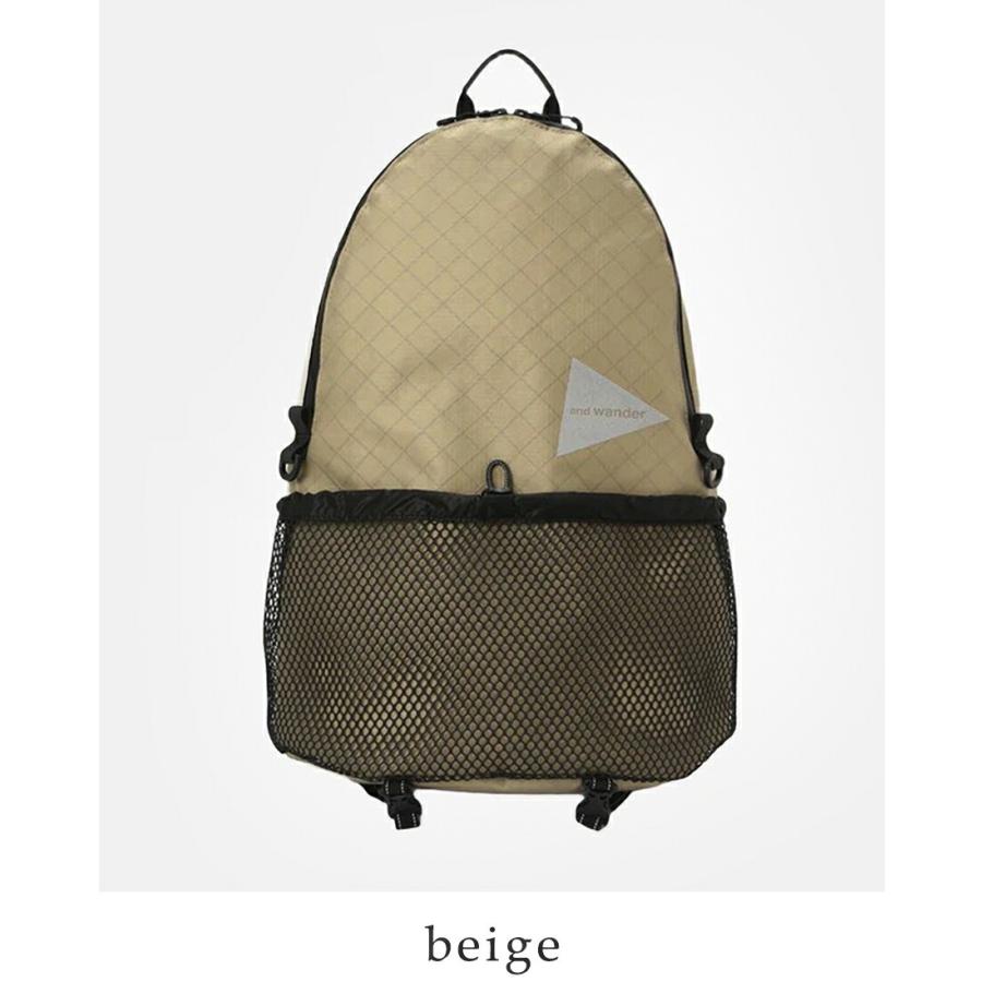 and wander（アンドワンダー） エコパック 20L デイパック リュック