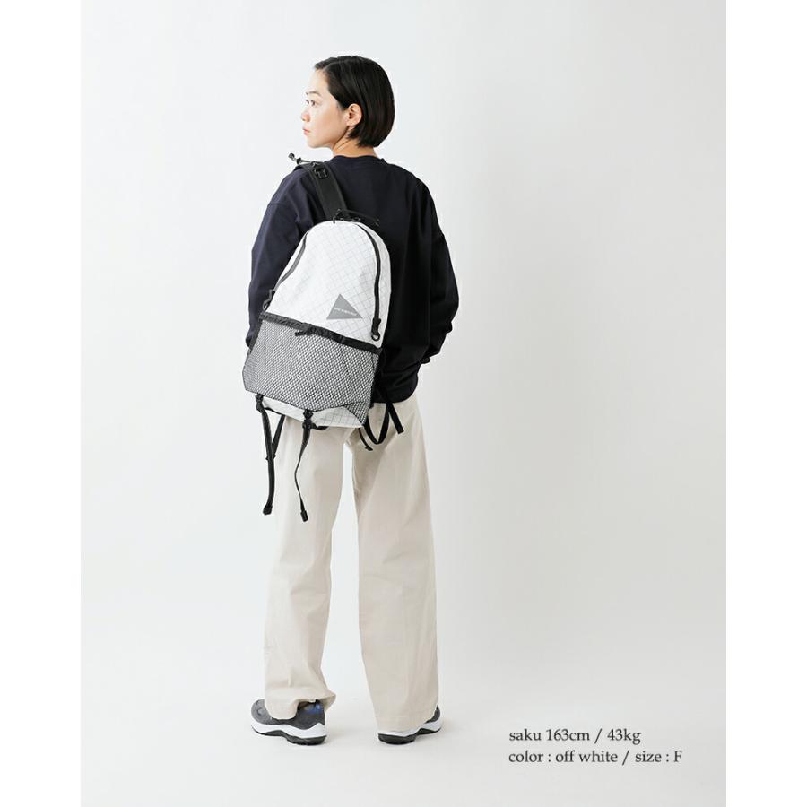 and wander（アンドワンダー） エコパック 20L デイパック リュック