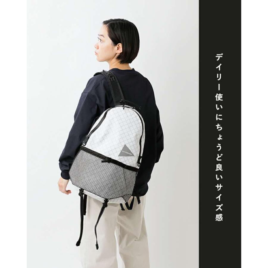 and wander（アンドワンダー） エコパック 20L デイパック リュック