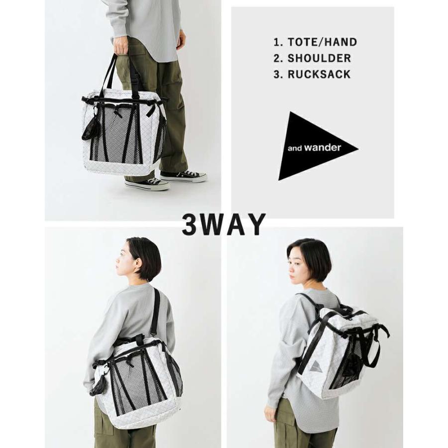 アンドワンダー　X-Pac 30L 3way tote bag 30L X-Pac 3Way Tote Bag in Off White – Blue Owl Workshop