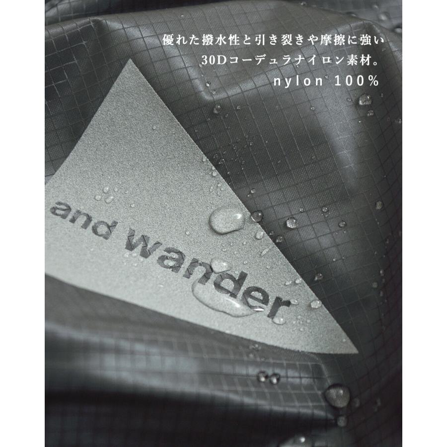 and wander（アンドワンダー） シル デイパック sil daypack 574