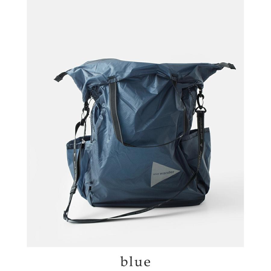 and wander（アンドワンダー） シル トートバッグ sil tote bag 574