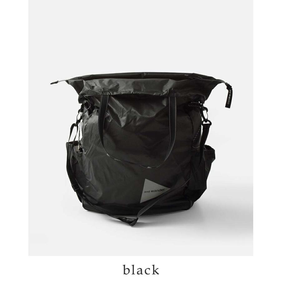 and wander（アンドワンダー） シル トート バッグ sil tote bag 574