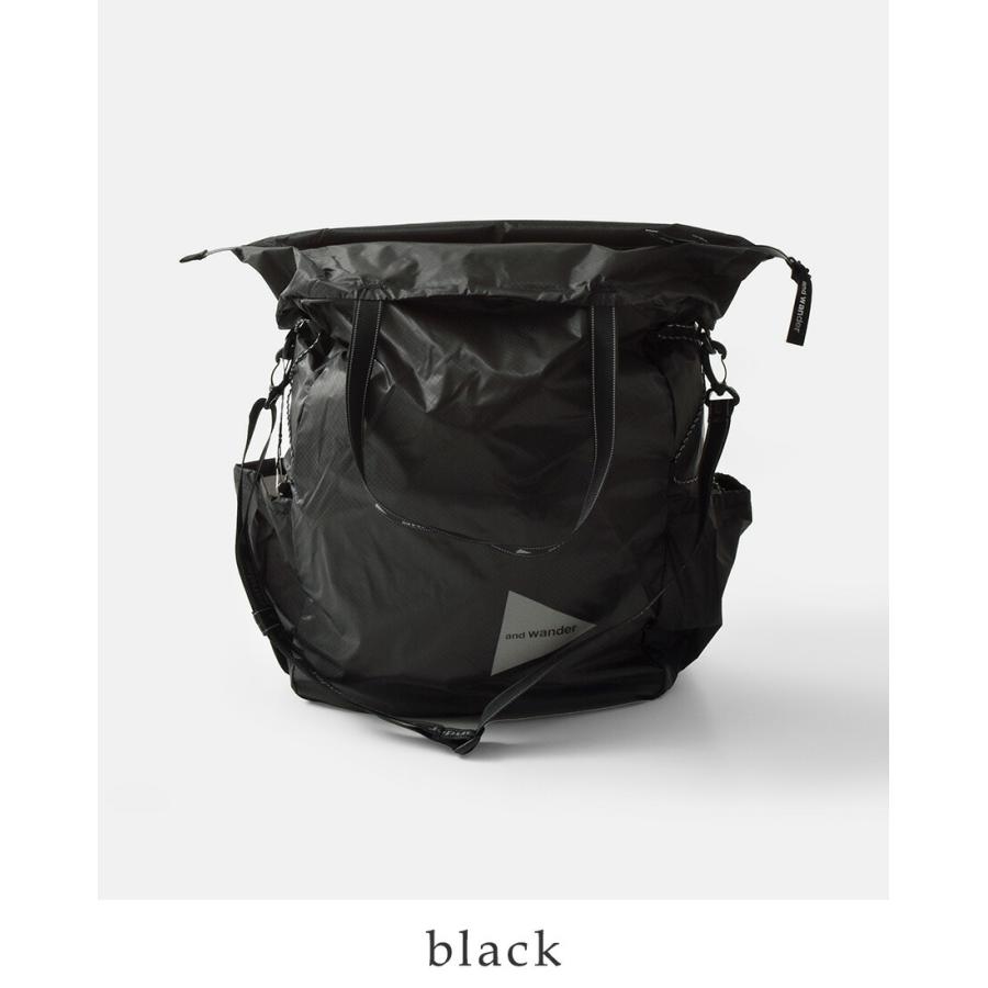 and wander（アンドワンダー） シル トートバッグ sil tote bag 574