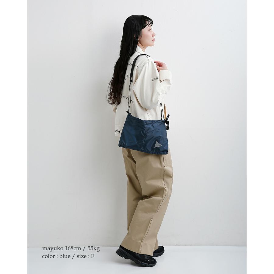 and wander（アンドワンダー） シル サコッシュ sil sacoche 574