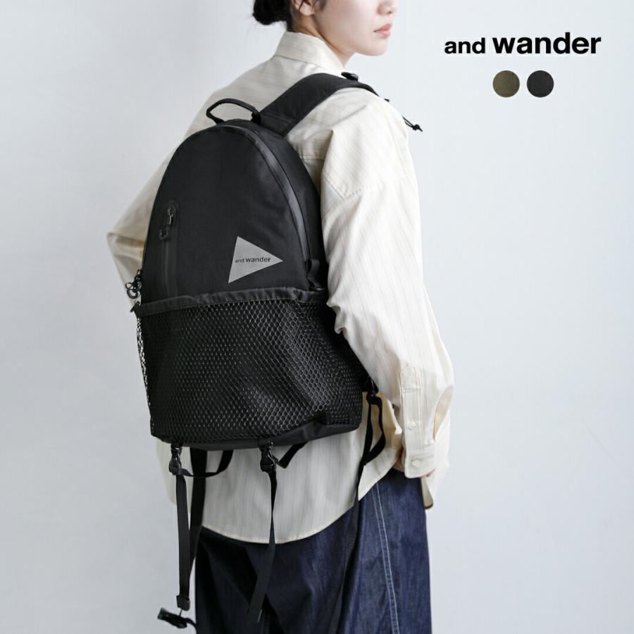 and wander（アンドワンダー） PE CO 20L デイパック リュック バック