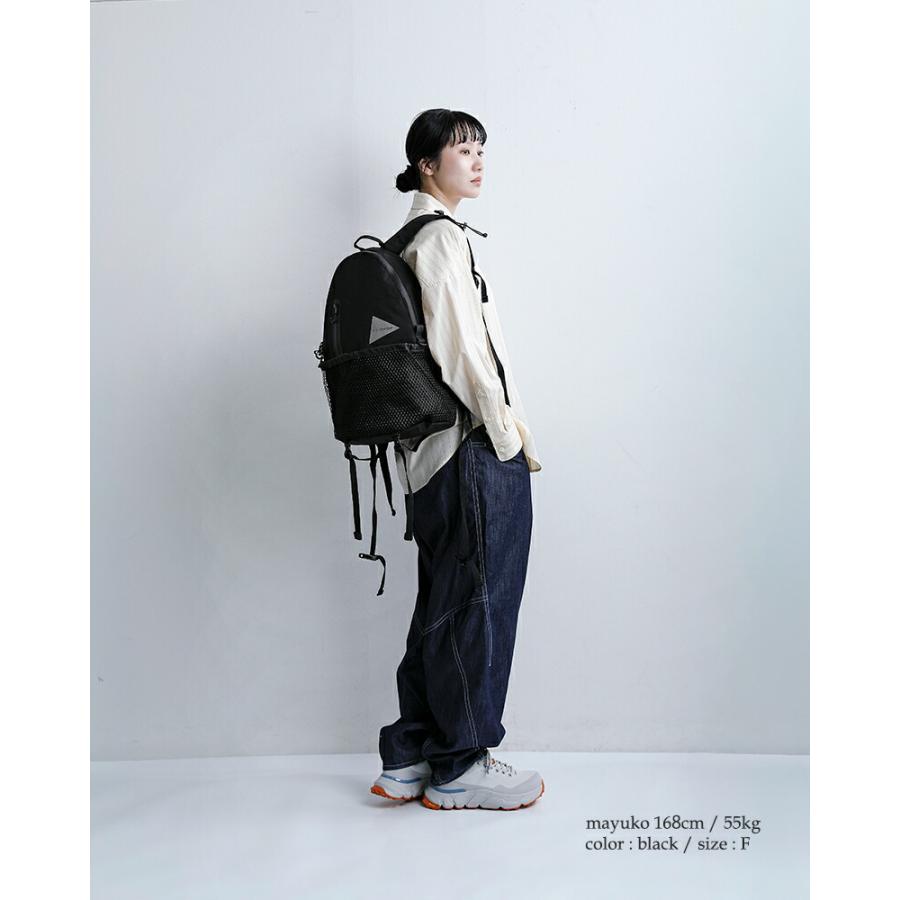 and wander（アンドワンダー） PE CO 20L デイパック リュック バック