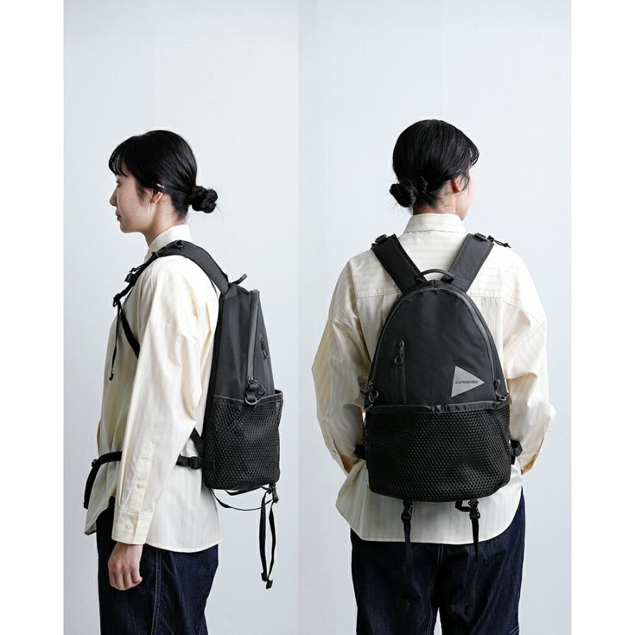 and wander（アンドワンダー） PE CO 20L デイパック リュック バック