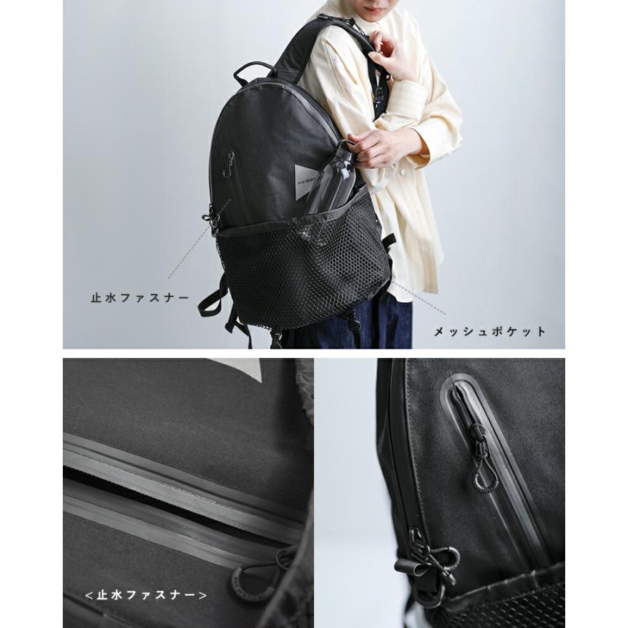 and wander（アンドワンダー） PE CO 20L デイパック リュック バック