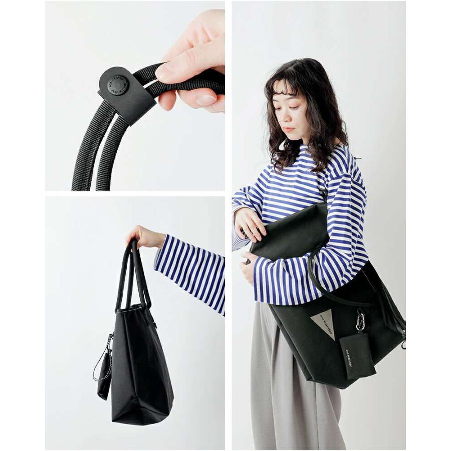 and wander（アンドワンダー） 防水 トートバッグ PE CO tote bag 574
