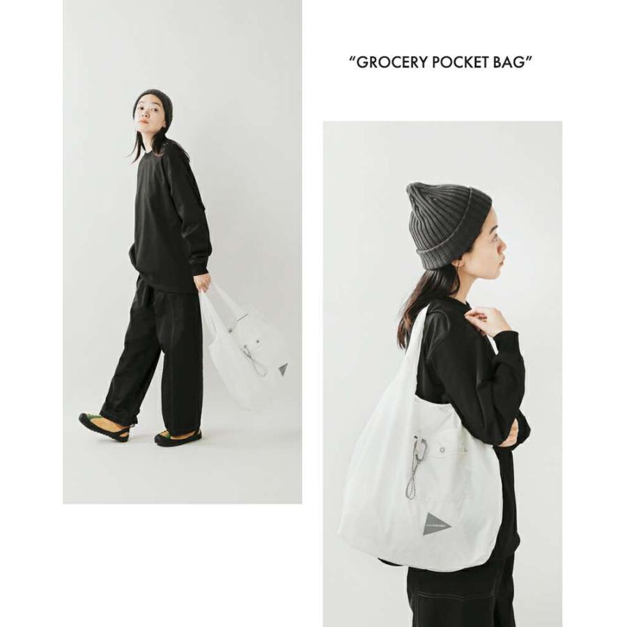 and wander（アンドワンダー） グローサリー ポケット バッグ grocery