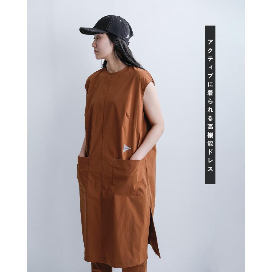 アンドワンダー and wander UVカット ストレッチ ドレス UV cut stretch SS dress 574-6183071 レディース_14