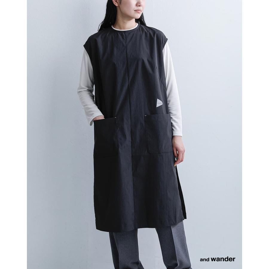 アンドワンダー and wander UVカット ストレッチ ドレス UV cut stretch SS dress 574-6183071 レディース_4