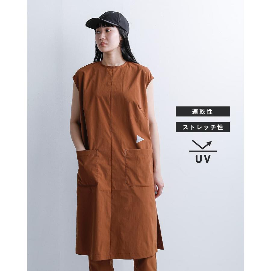 アンドワンダー and wander UVカット ストレッチ ドレス UV cut stretch SS dress 574-6183071 レディース_8
