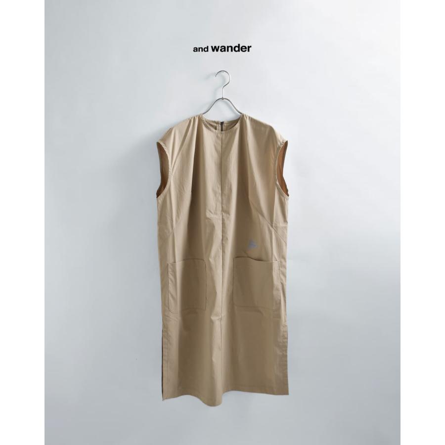 アンドワンダー and wander UVカット ストレッチ ドレス UV cut stretch SS dress 574-6183071 レディース_9
