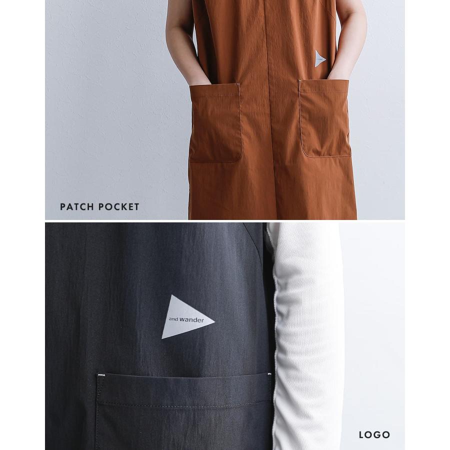 アンドワンダー and wander UVカット ストレッチ ドレス UV cut stretch SS dress 574-6183071 レディース_12
