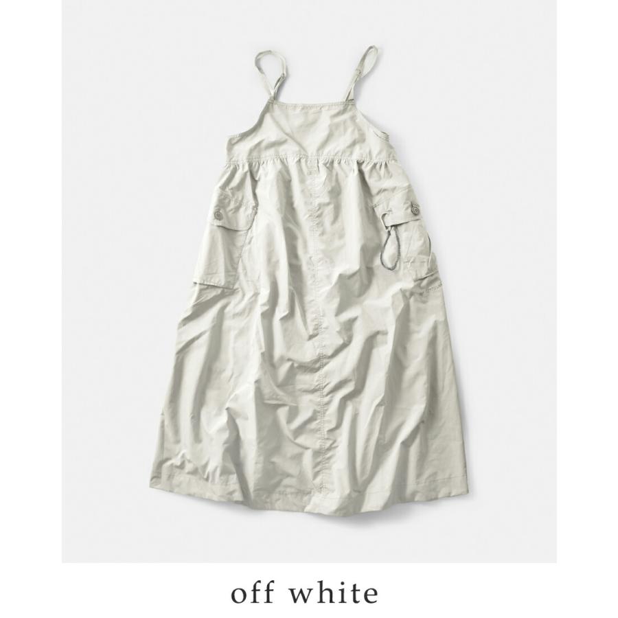 アンドワンダー and wander  撥水 オーバーサイズ カーゴドレス oversized cargo dress 574-6183091 レディース  春夏 2026ss新作の画像