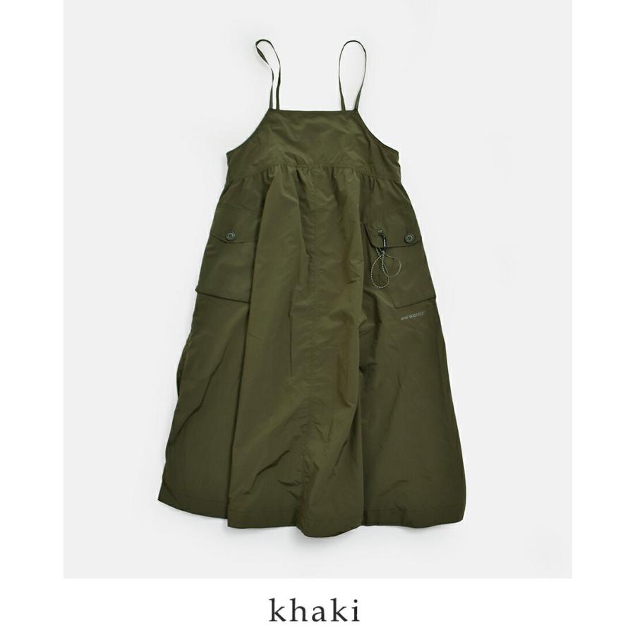 アンドワンダー and wander  撥水 オーバーサイズ カーゴドレス oversized cargo dress 574-6183091 レディース  春夏 2026ss新作の画像